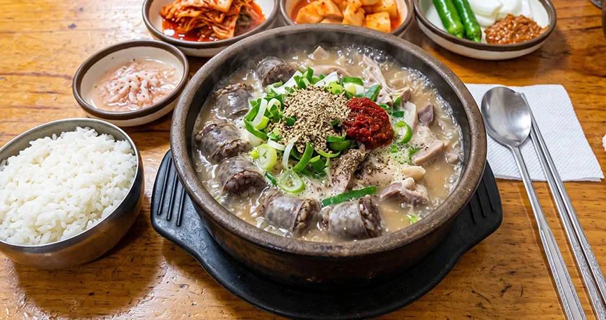 Blood Sausage Soup | 순댓국