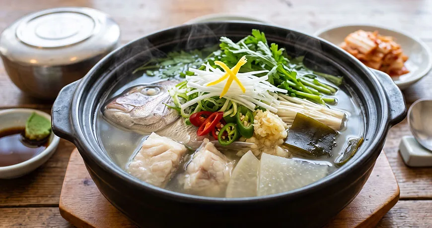 Sea Bream Soup | 도미맑은탕