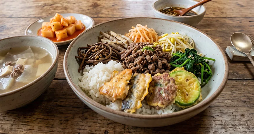 Bibimbap with Soy Sauce | 헛제삿밥