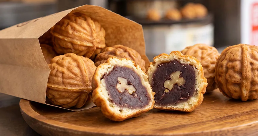 Walnut Cake | 호두과자