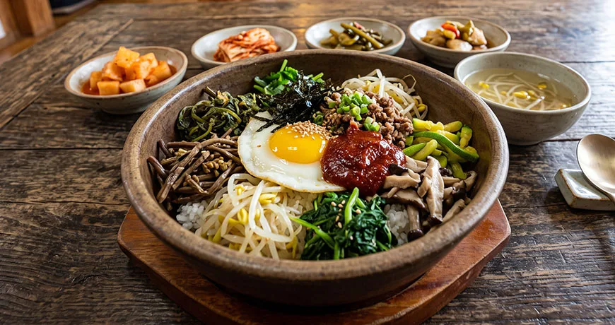 Wild Vegetable Bibimbap | 산채비빔밥