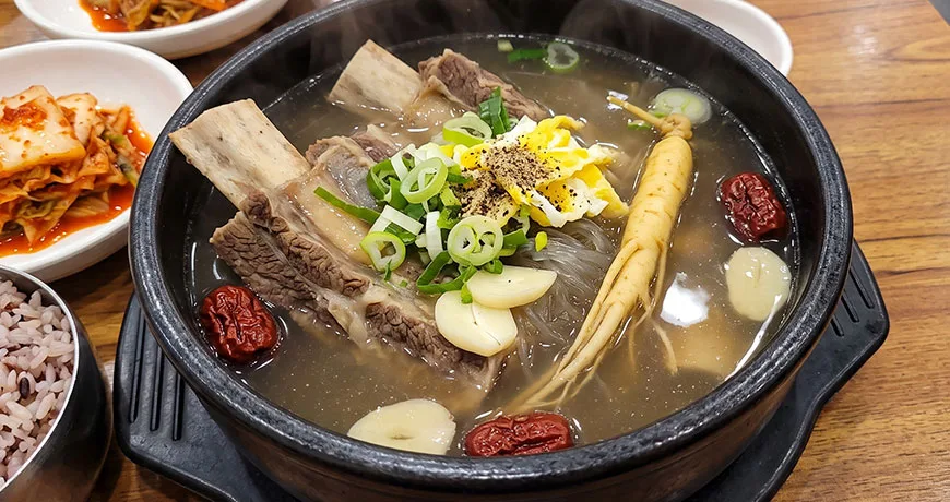 Nutritious Korean Beef Rib Soup | 영양한우갈비탕